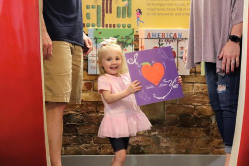 Child during Visitor Center Shoot